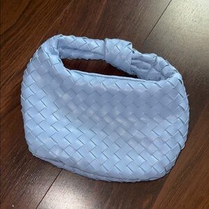 Urban Expressions Blue Woven Clutch